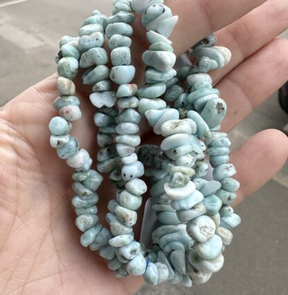 Armband - larimar chips