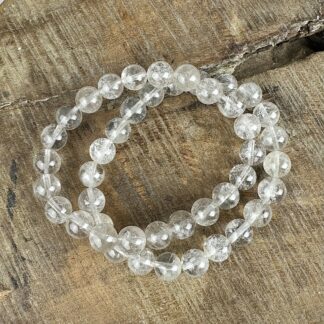 Armband - bergkristall/rök