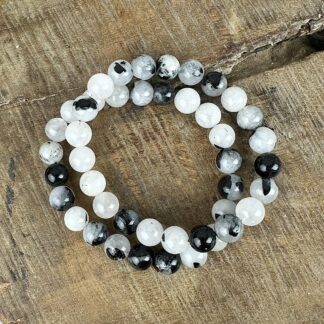 Armband - turmalinkvarts 8 mm