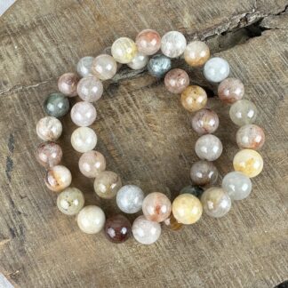 Armband - lodolit färgmix 10 mm