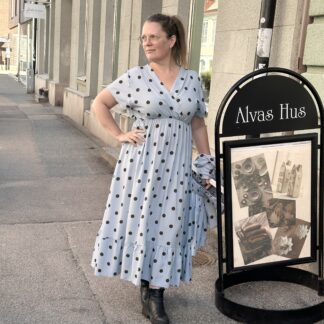 Lizette dress - dot blue