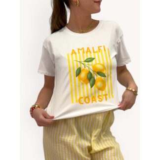 Amalfi t-shirt - yellow