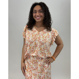 Beata top - peach