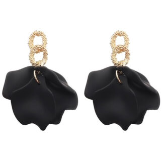 Flake ear - black double
