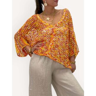 Posie knit - orange