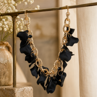 Halsband - flake black