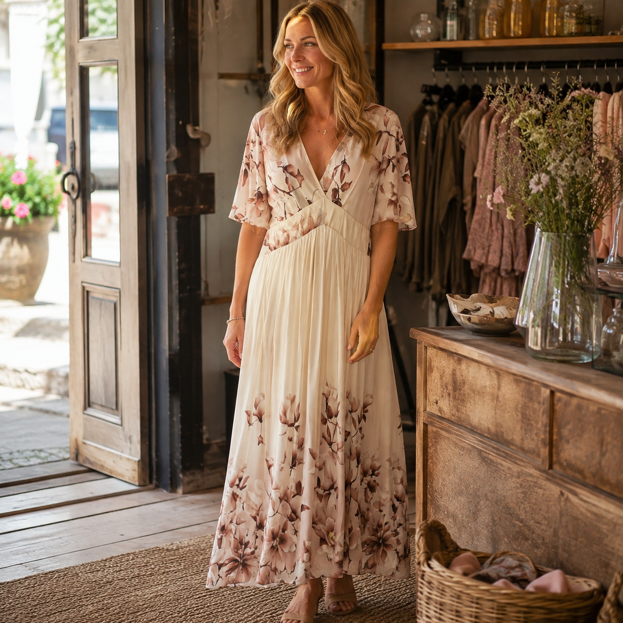 Dafina dress - flower