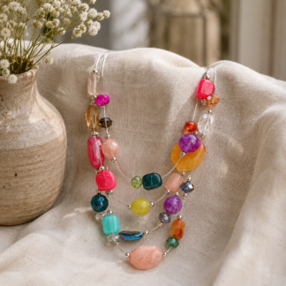 Color necklace - big beads