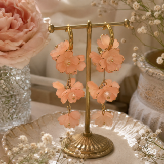 Flower long ear - pink