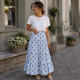 Alice skirt - dot blue