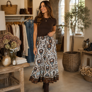Susanna skirt - chocolate mix