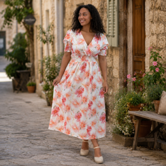 Nikki dress - peach