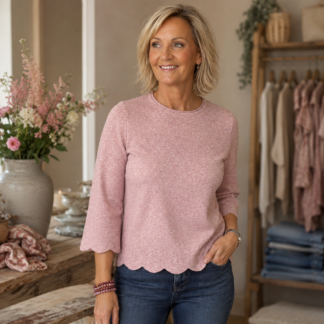Scarlet knit - old pink