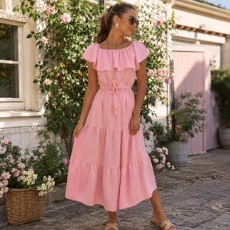 Sara dress - pink