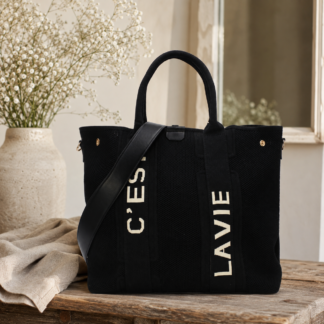 C'est la vie bag - black