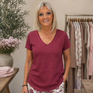Tuva t-shirt - wine