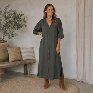 Antonia dress - taupe