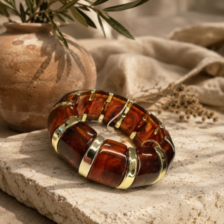 Soft bangle - amber