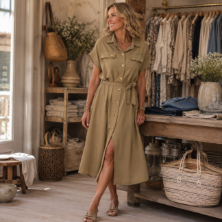 Anki dress - taupe