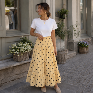 Alice skirt - dot yellow