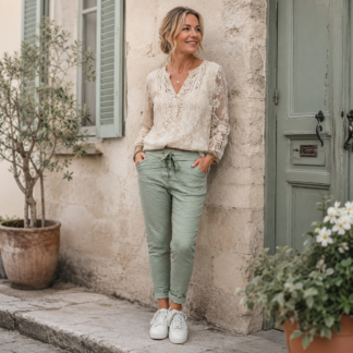 Signe jogger - light green