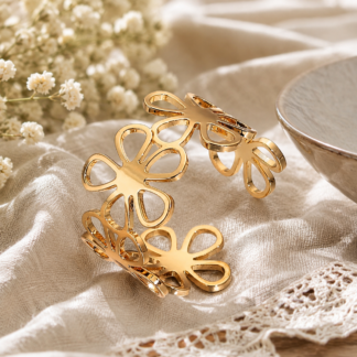 Ring - flower gold