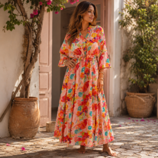 Terese dress - fuxia