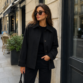 Trenchcoat - black