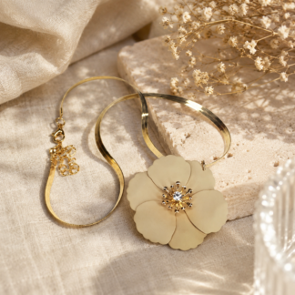 Flower neck - sand