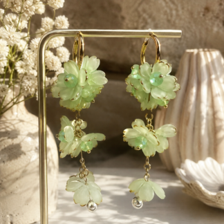 Flower long ear - green