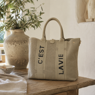 C'est la vie bag - sand