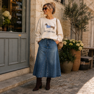 Alva denim skirt - blue