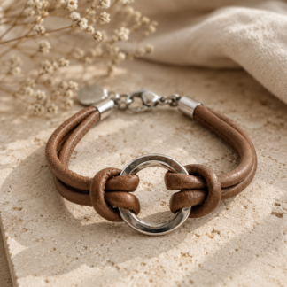 Armband - leather brown