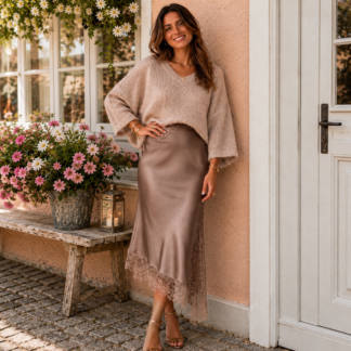 Naja skirt - taupe