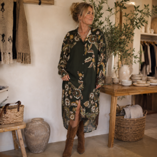 Bellis dress - army
