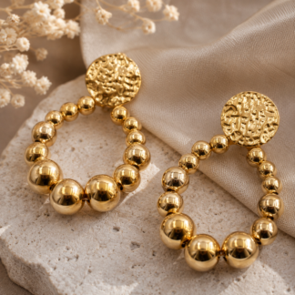 Bubble ear - gold