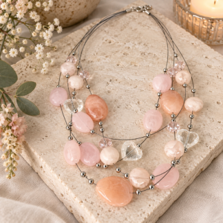 Stone neck - pink