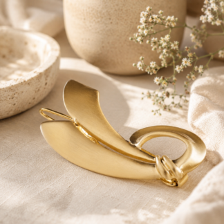 Basilia hairclip - gold
