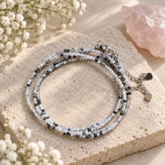 Halsband - turmalinkvarts