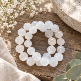 Armband - manganokalcit 15 mm