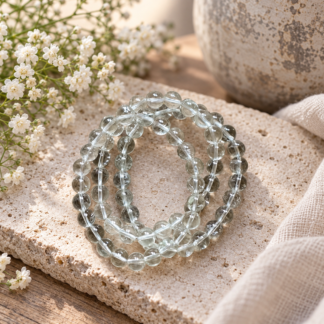 Armband - prasiolit 8 mm