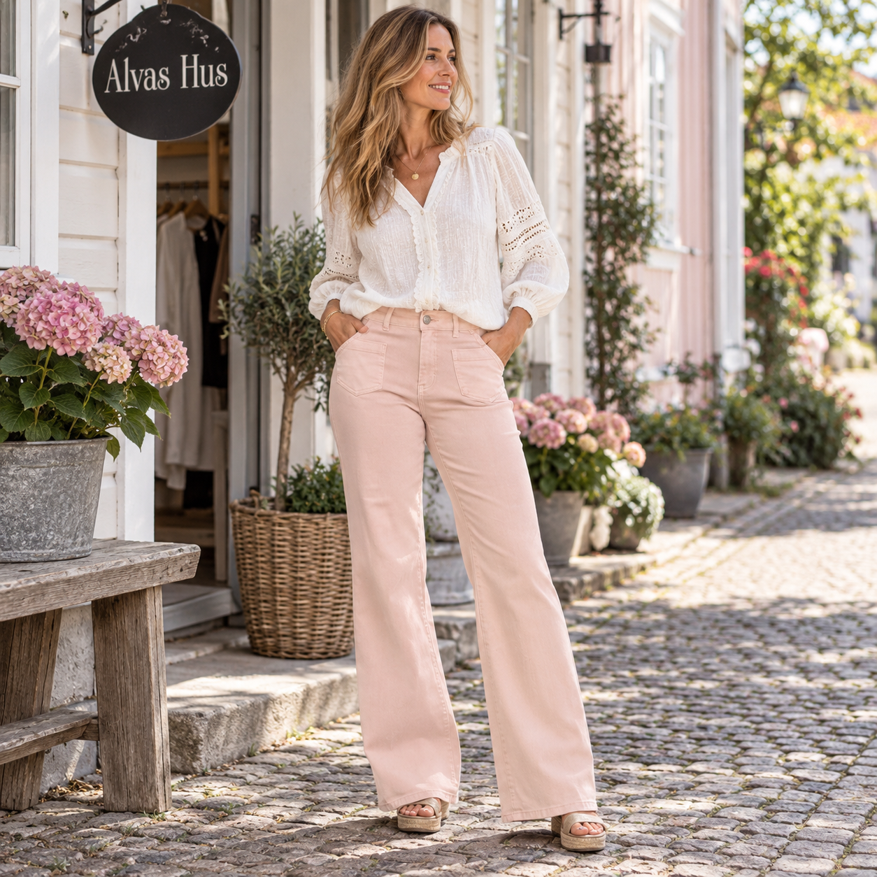 Toxik pocket jeans - pink