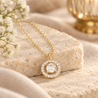 Miranda neck - silk gold