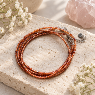 Halsband - karneol
