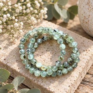 Armband - prehnit 8 mm
