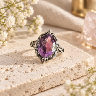 Ring - ametist 5