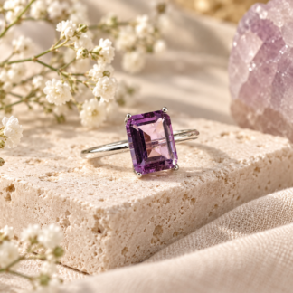 Ring - ametist 1