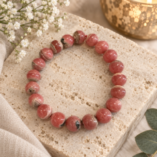 Armband A34 - rhodokrosit