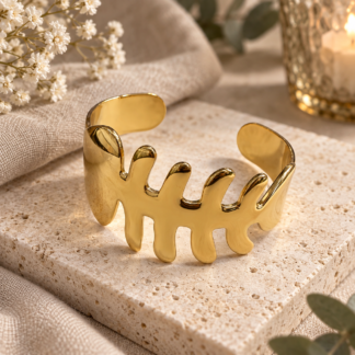 Bangle - fish gold