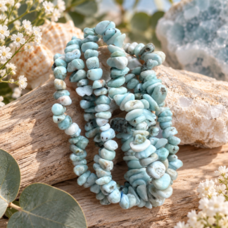 Armband - larimar chips